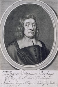 John Pordage的肖像（1608-98） 作者 威廉·法索恩